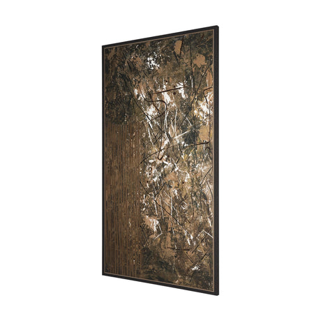 Chaos & Order I by Chad Warren a Hand Embellished Textured Framed Canvas by Mercana at Eve Furniture
