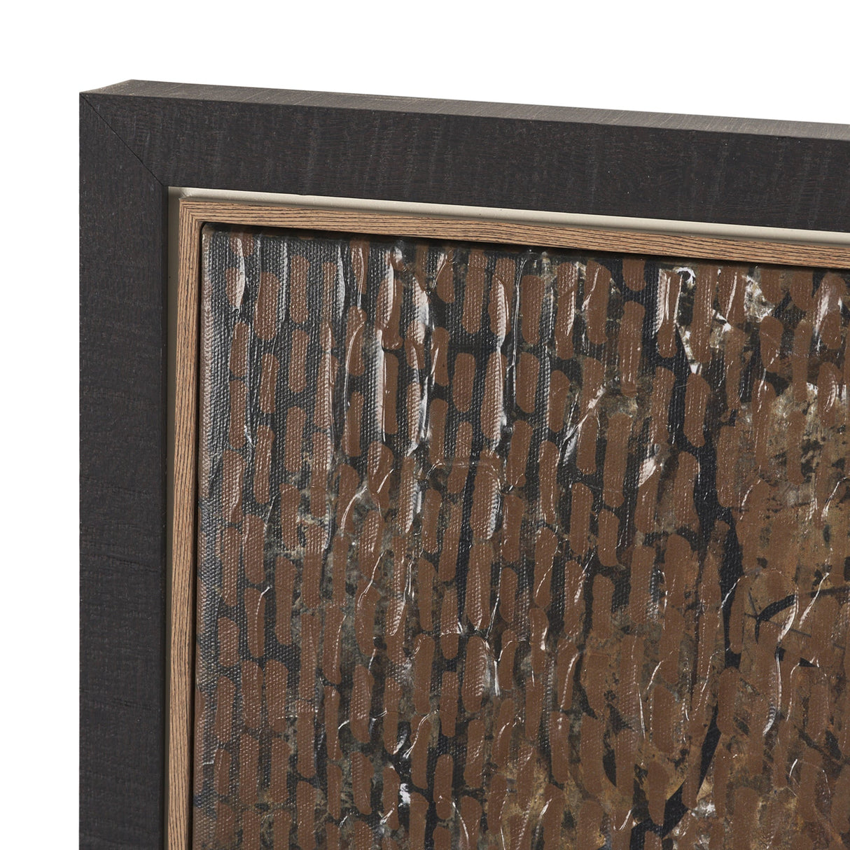 Chaos & Order I by Chad Warren a Hand Embellished Textured Framed Canvas by Mercana at Eve Furniture