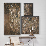 Chaos & Order I by Chad Warren a Hand Embellished Textured Framed Canvas by Mercana at Eve Furniture