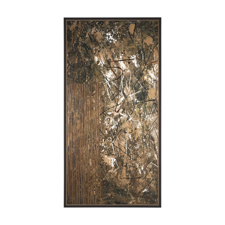 Chaos & Order I by Chad Warren a Hand Embellished Textured Framed Canvas by Mercana at Eve Furniture