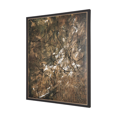 Chaos & Order II by Chad Warren a Hand Embellished Textured Framed Canvas by Mercana at Eve Furniture