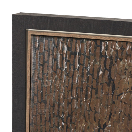 Chaos & Order II by Chad Warren a Hand Embellished Textured Framed Canvas by Mercana at Eve Furniture