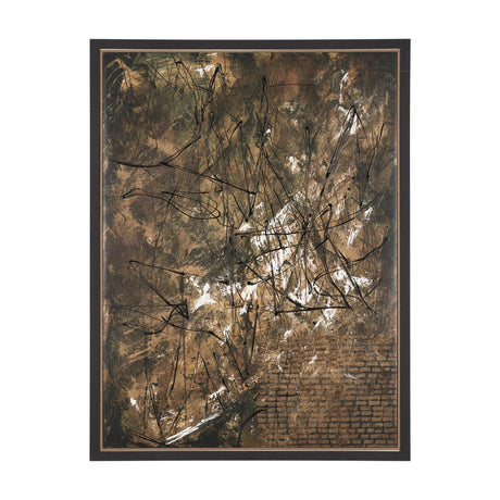 Chaos & Order II by Chad Warren a Hand Embellished Textured Framed Canvas by Mercana at Eve Furniture