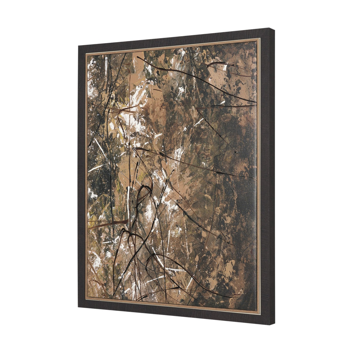 Chaos & Order IV by Chad Warren a Hand Embellished Textured Framed Canvas by Mercana at Eve Furniture