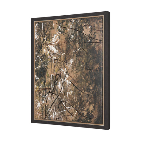 Chaos & Order IV by Chad Warren a Hand Embellished Textured Framed Canvas by Mercana at Eve Furniture