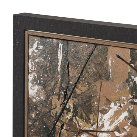 Chaos & Order IV by Chad Warren a Hand Embellished Textured Framed Canvas by Mercana at Eve Furniture