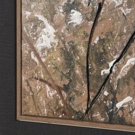 Chaos & Order IV by Chad Warren a Hand Embellished Textured Framed Canvas by Mercana at Eve Furniture