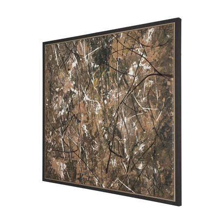 Chaos & Order V by Chad Warren a Hand Embellished Textured Framed Canvas by Mercana at Eve Furniture