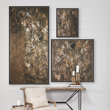 Chaos & Order V by Chad Warren a Hand Embellished Textured Framed Canvas by Mercana at Eve Furniture