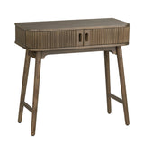 Chaplin Brown 2 Door Writing Desk by Crestview at Eve Furniture