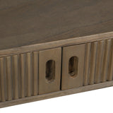 Chaplin Brown 2 Door Writing Desk by Crestview at Eve Furniture