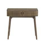 Chaplin Brown 2 Door Writing Desk by Crestview at Eve Furniture