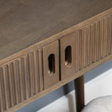 Chaplin Brown 2 Door Writing Desk by Crestview at Eve Furniture