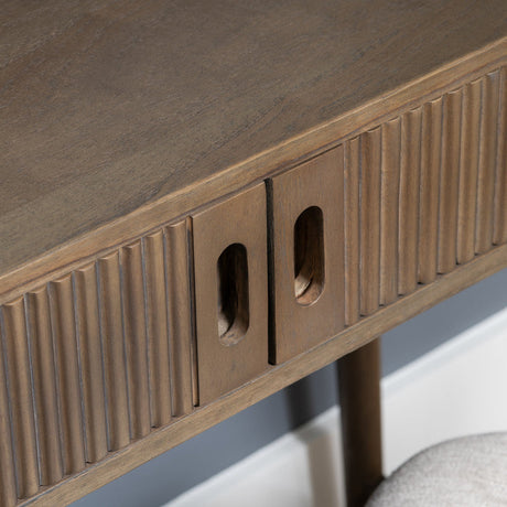 Chaplin Brown 2 Door Writing Desk by Crestview at Eve Furniture