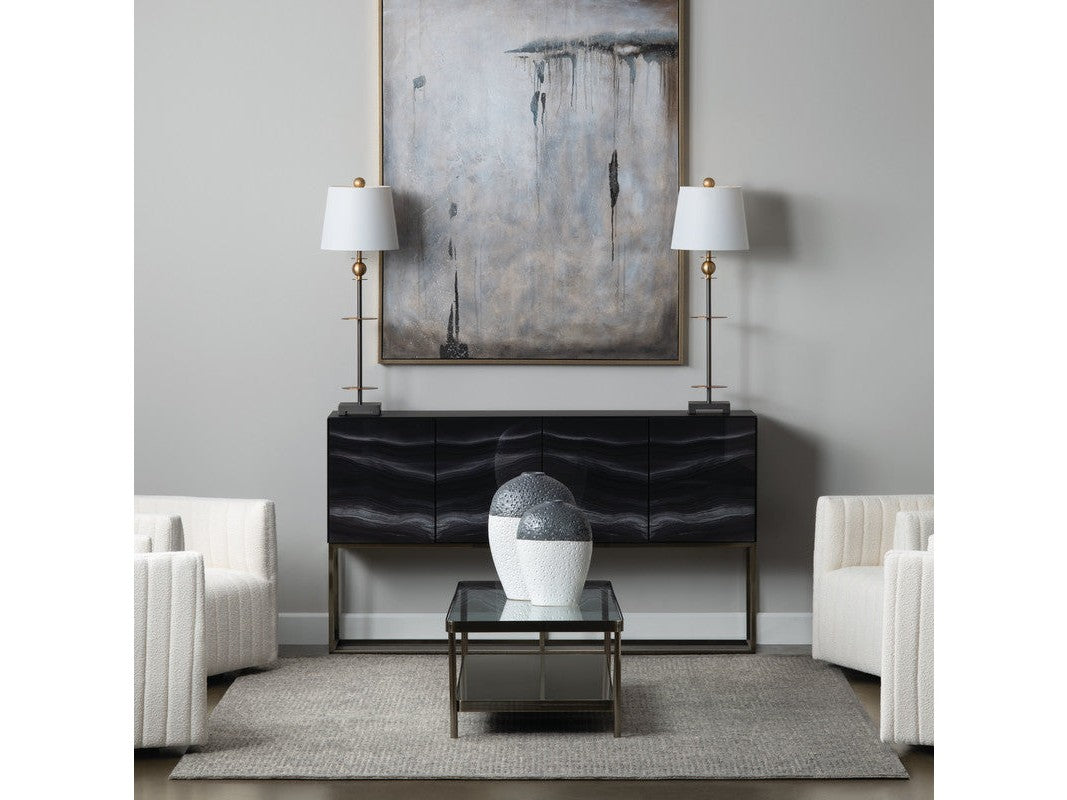 Chapman Bronze/Brass Buffet Lamp (Set of 2) by Crestview at Eve Furniture