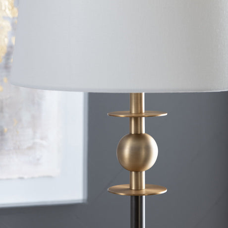 Chapman Bronze/Brass Floor Lamp by Crestview at Eve Furniture