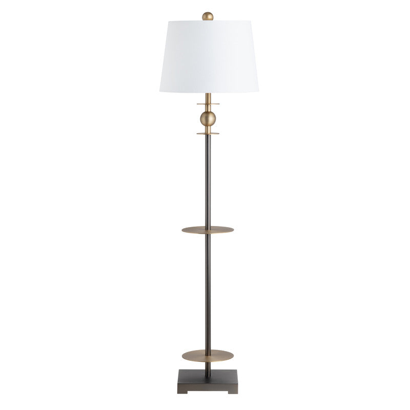 Chapman Bronze/Brass Floor Lamp by Crestview at Eve Furniture