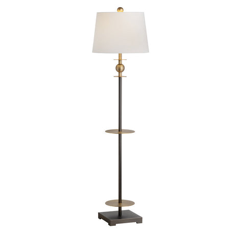 Chapman Bronze/Brass Floor Lamp by Crestview at Eve Furniture