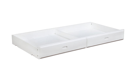 Chapman White Wood Storage Trundle by Coaster at Eve Furniture