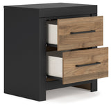 Charbitt Two-tone Nightstand