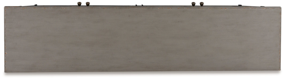 Charina Antique Gray Accent Cabinet