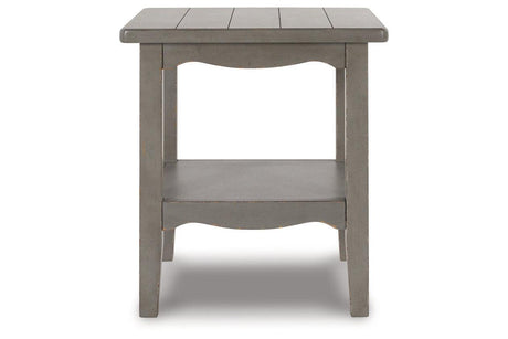 Charina Antique Gray Coffee Table and 2 End Tables by Ashley at Eve Furniture
