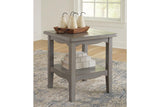 Charina Antique Gray Coffee Table and 2 End Tables by Ashley at Eve Furniture