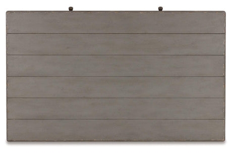 Charina Antique Gray Coffee Table and 2 End Tables by Ashley at Eve Furniture