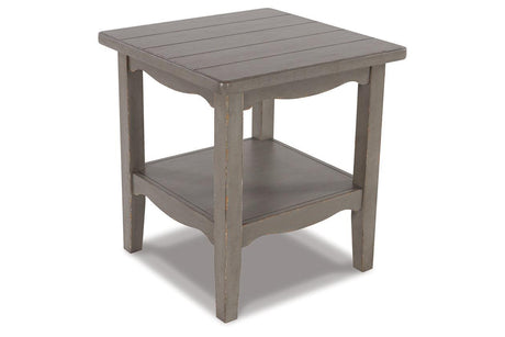 Charina Antique Gray Coffee Table and 2 End Tables by Ashley at Eve Furniture