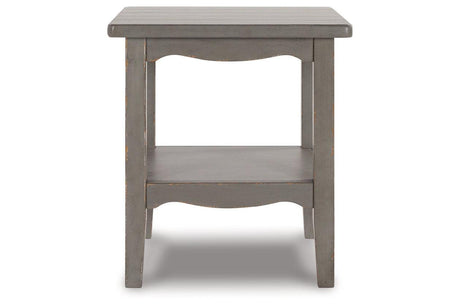 Charina Antique Gray Coffee Table and 2 End Tables by Ashley at Eve Furniture