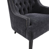 Charisma Black Accent Chair by Homelegance at Eve Furniture