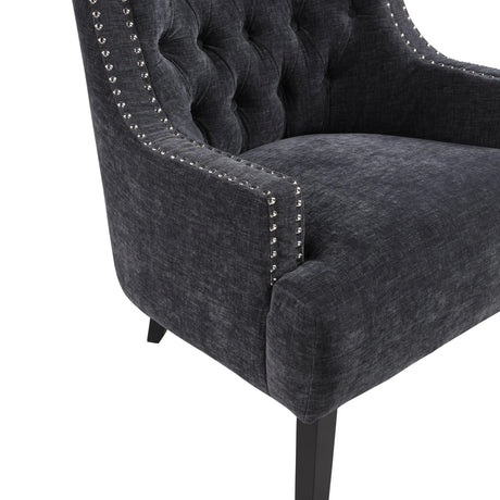 Charisma Black Accent Chair by Homelegance at Eve Furniture