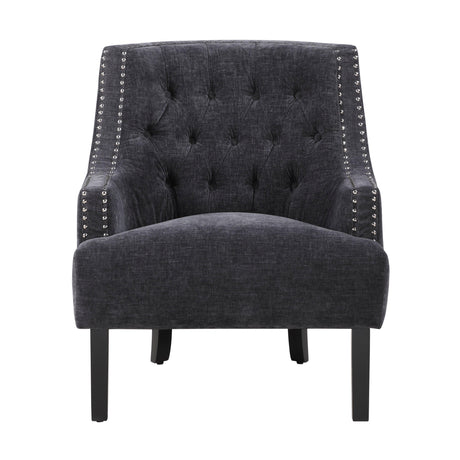 Charisma Black Accent Chair by Homelegance at Eve Furniture