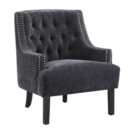Charisma Black Accent Chair by Homelegance at Eve Furniture