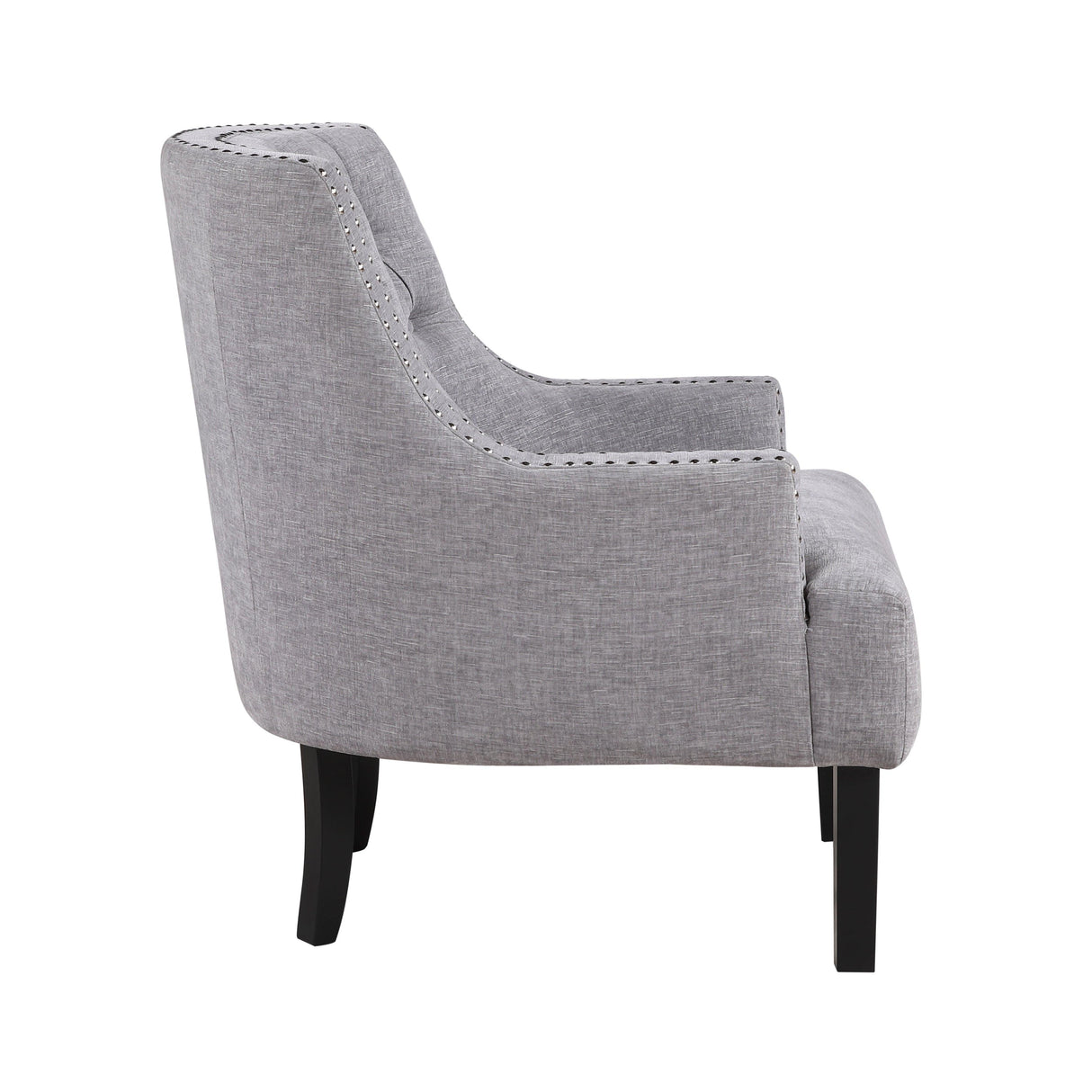 Charisma Gray Accent Chair by Homelegance at Eve Furniture