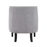 Charisma Gray Accent Chair by Homelegance at Eve Furniture