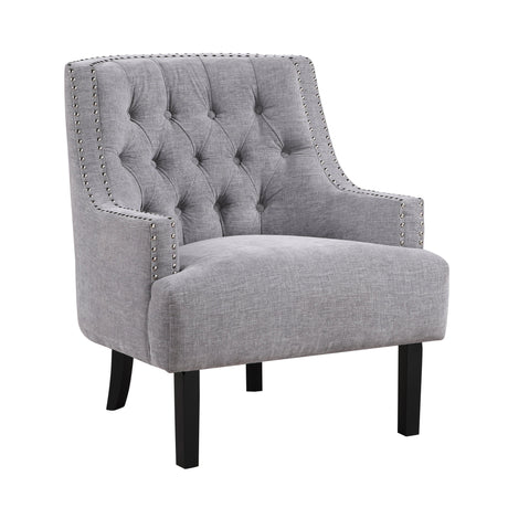 Charisma Gray Accent Chair by Homelegance at Eve Furniture