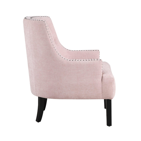 Charisma Pink Accent Chair by Homelegance at Eve Furniture