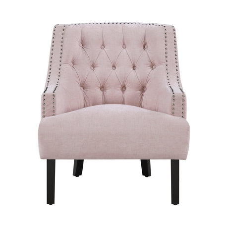 Charisma Pink Accent Chair by Homelegance at Eve Furniture
