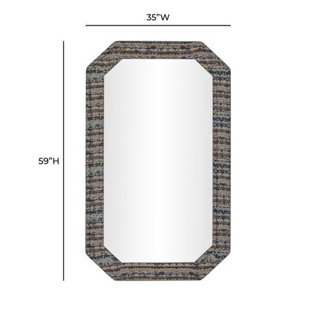 Charlene 35"X59" Jewel Wall Mirror by TOV Furniture at Eve Furniture