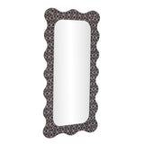 Charlene 39"X75" Squiggle Wall Mirror by TOV Furniture at Eve Furniture
