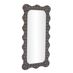 Charlene 39"X75" Squiggle Wall Mirror by TOV Furniture at Eve Furniture