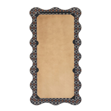 Charlene 39"X75" Squiggle Wall Mirror by TOV Furniture at Eve Furniture
