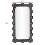Charlene 39"X75" Squiggle Wall Mirror by TOV Furniture at Eve Furniture