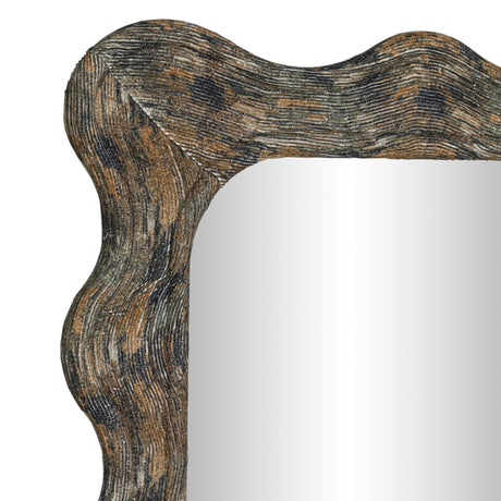 Charlene 39"X75" Squiggle Wall Mirror by TOV Furniture at Eve Furniture