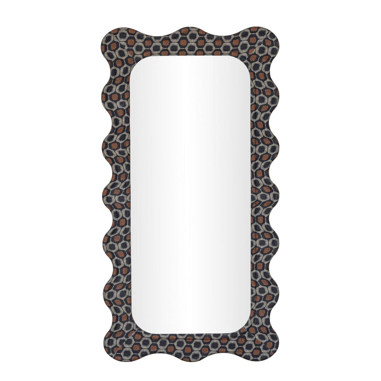 Charlene 39"X75" Squiggle Wall Mirror by TOV Furniture at Eve Furniture