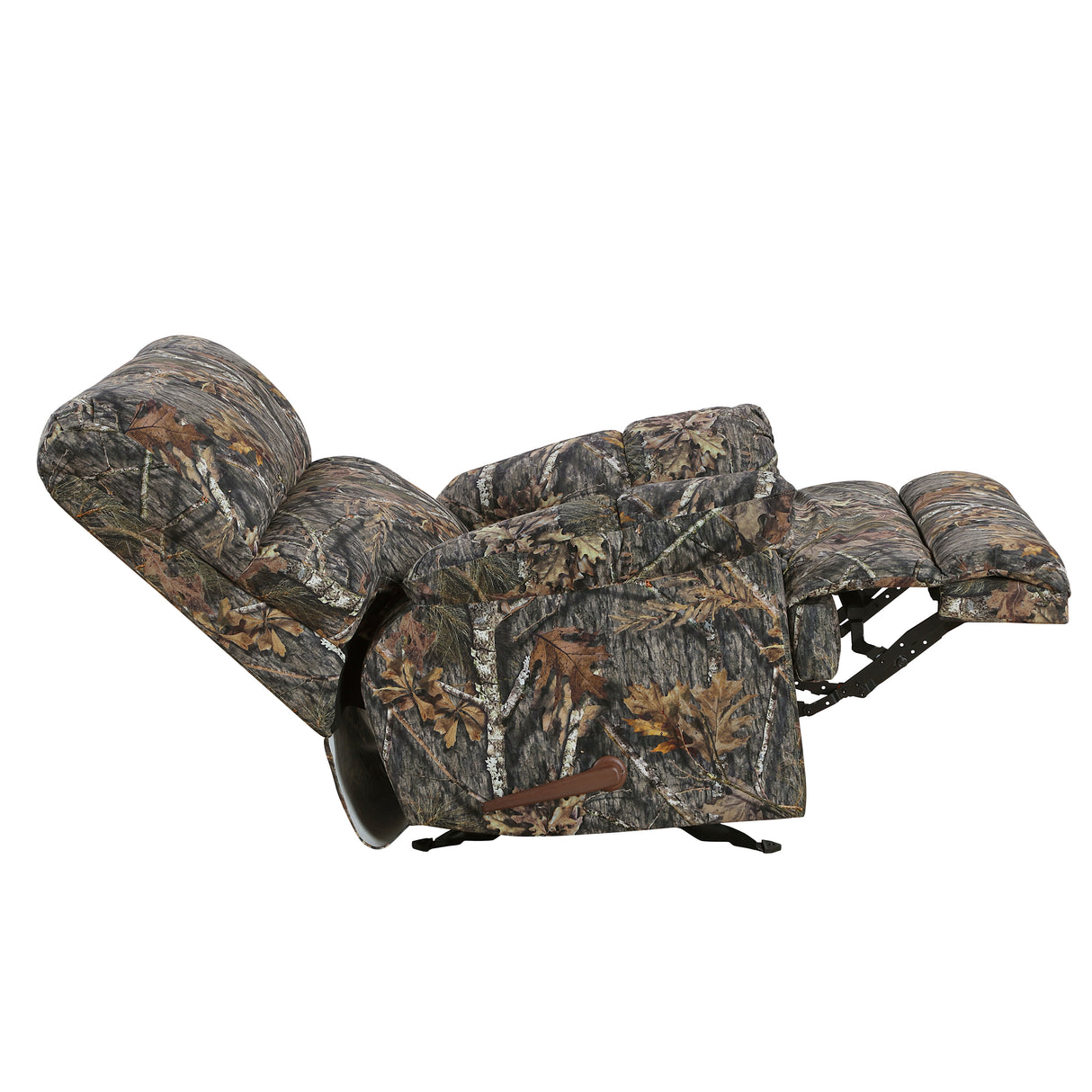 Charleston Camoflage Upholstered Glider Recliner Chair by Homelegance at Eve Furniture