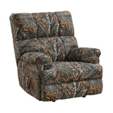 Charleston Camoflage Upholstered Glider Recliner Chair by Homelegance at Eve Furniture