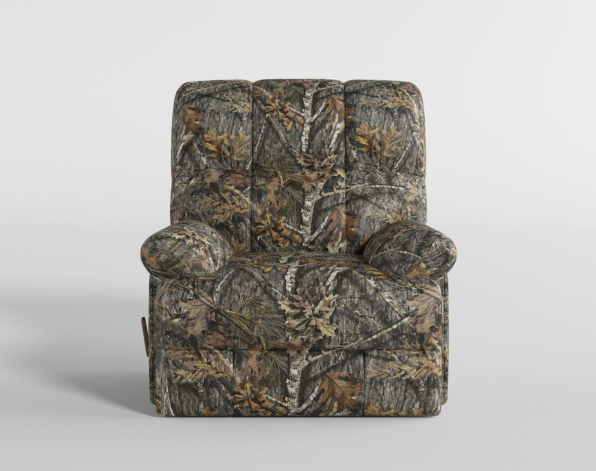 Charleston Camoflage Upholstered Glider Recliner Chair by Homelegance at Eve Furniture