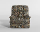 Charleston Camoflage Upholstered Glider Recliner Chair by Homelegance at Eve Furniture